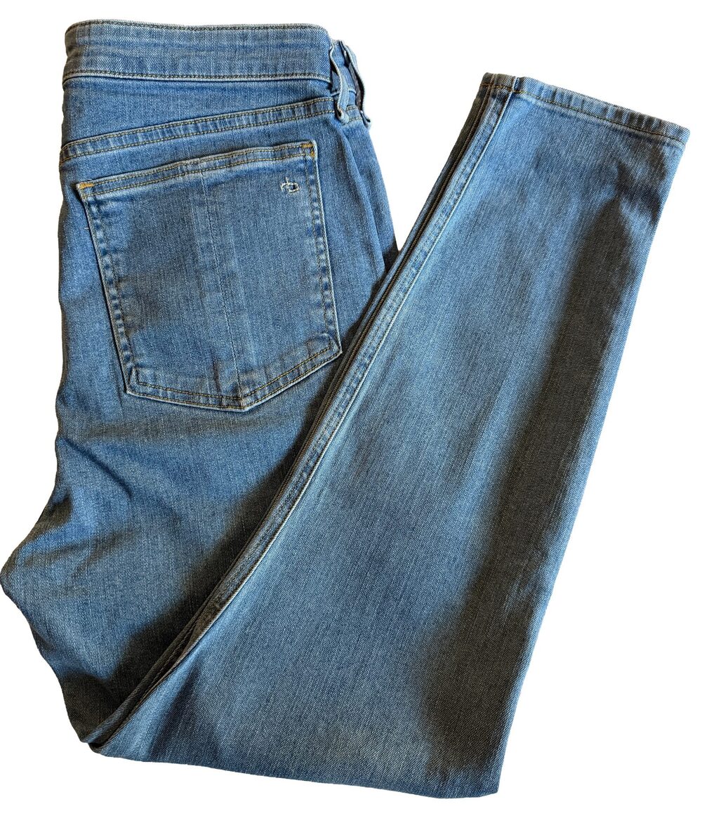rag & bone Blue Nina High-Rise Ankle Skinny Jeans Size 30